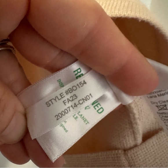 J. Crew Giselle Cardigan Blazer Jacket Merino Cotton Womens Large Cream - Picture 9 of 12